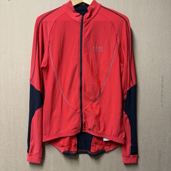 GORE BIKE WEAR CYCLING RED MEN SZ L - Picture 1 of 10
